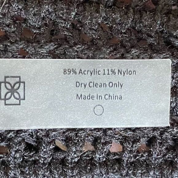 Devon Windsor Sonya Knit Midi Black Dress Crochet Size XS - Picture 14 of 14